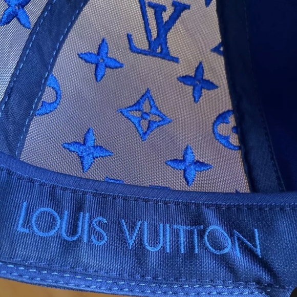 Louis Vuitton Monogram Mesh “Everyday” Trucker Hat Virgil Abloh Sz60 - Picture 6 of 9